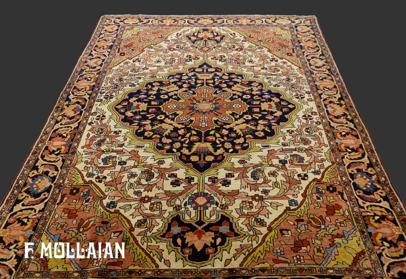 Antique Persian Classic Mishan Medallion Rug n °:97371977